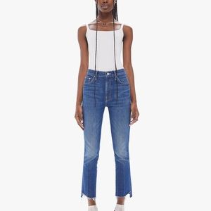 EUC Mother Insider Crop Step Fray Jeans